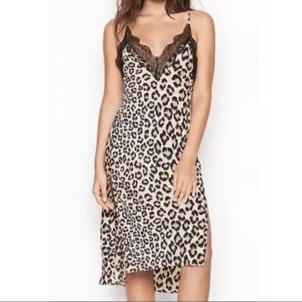 Victoria’s Secret Leopard Slip Dress